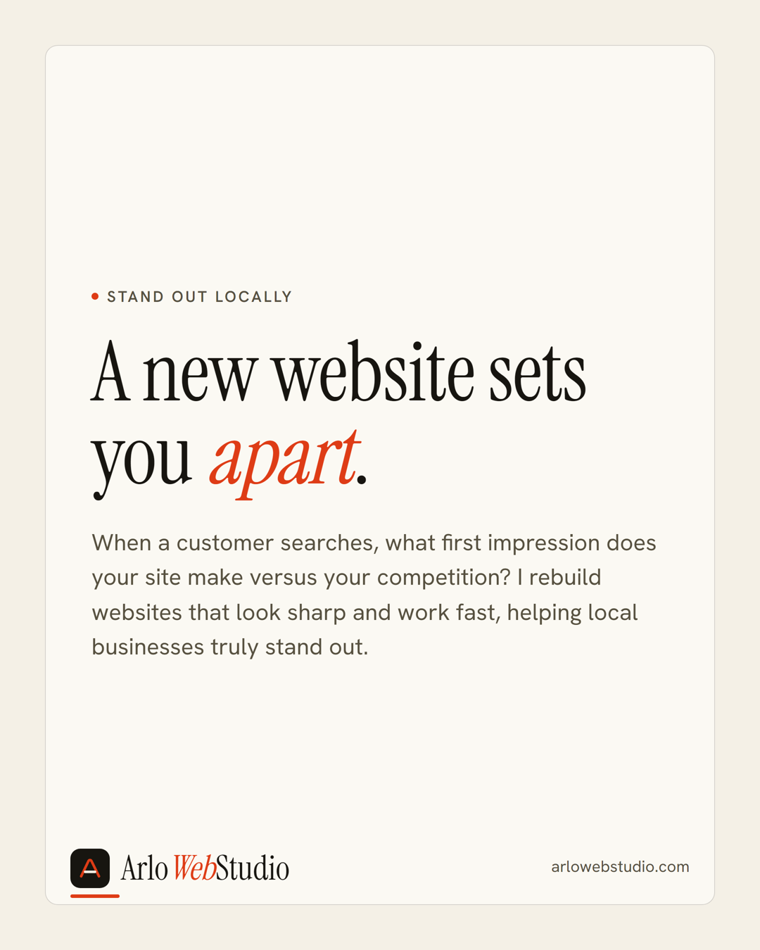 Post: a new website sets you apart